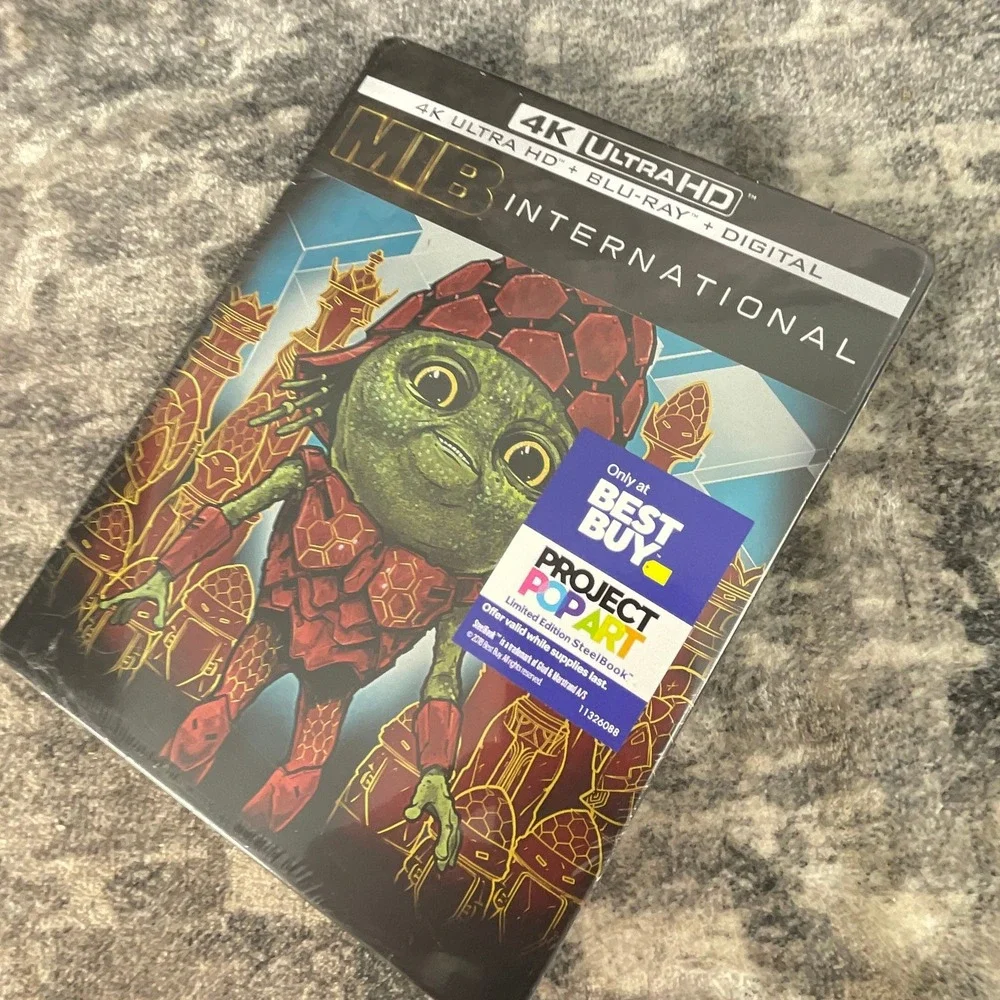 MIB International 4K UHD Blu-ray Steelbook Best Buy PopArt Limited Edition
